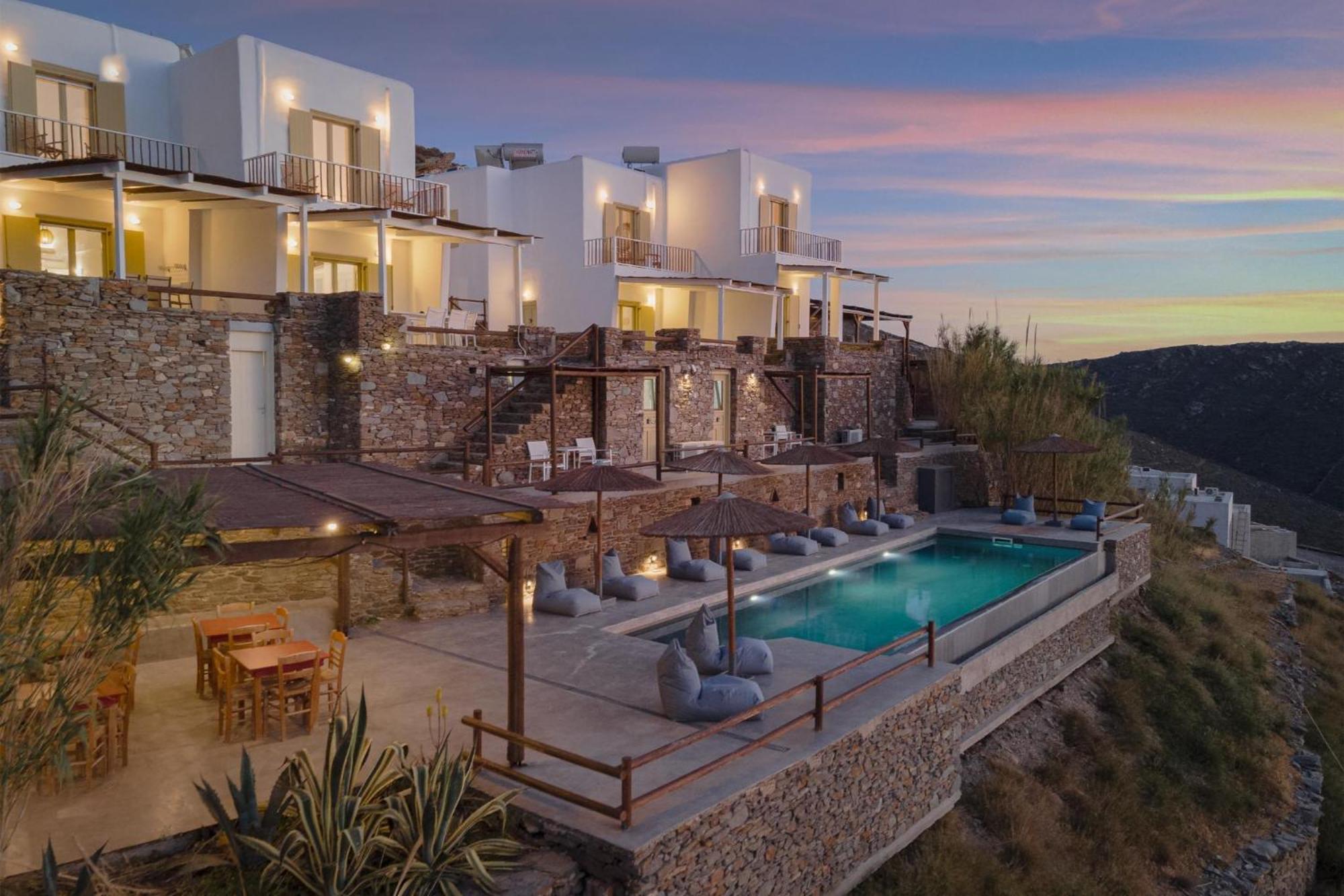 Kastella Sunset Villa Three Kythnos Exterior photo